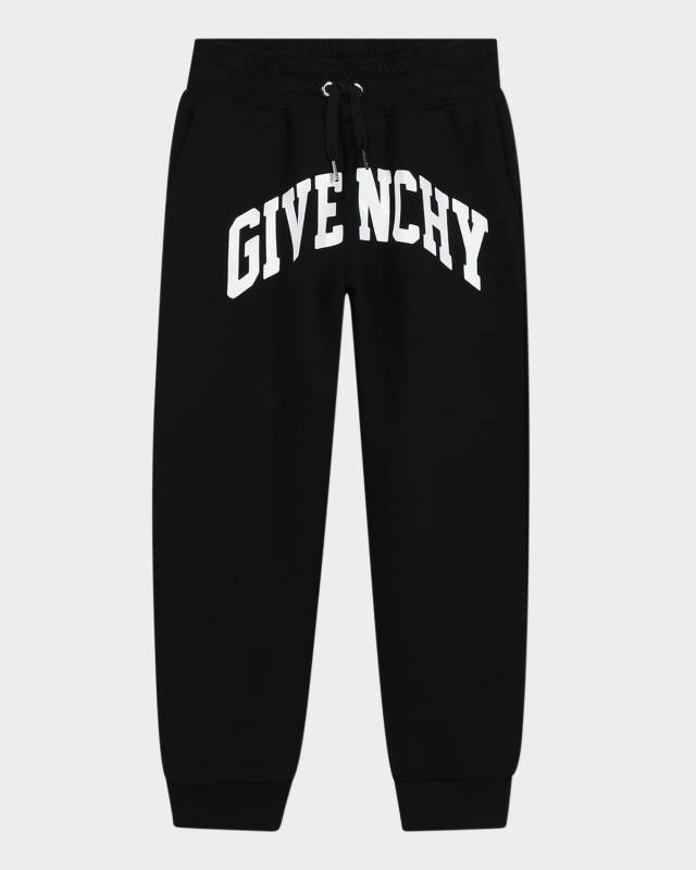 Kid's Logo-Print Fleece Sweatpants, Size 4-5